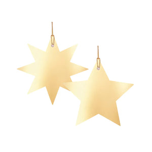 Star Light Gift Tag - Gold (2pk)
