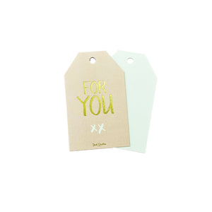 For You XX Gift Tag