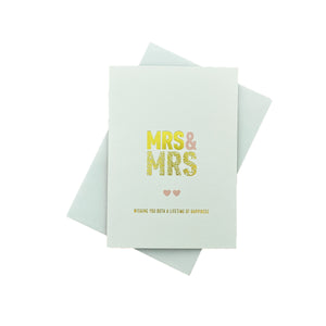 MRS + MRS Greeting Card