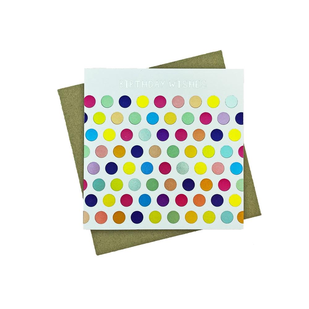 Polka Dots Birthday Greeting Card
