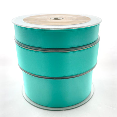 Double Satin Ribbon - Aqua