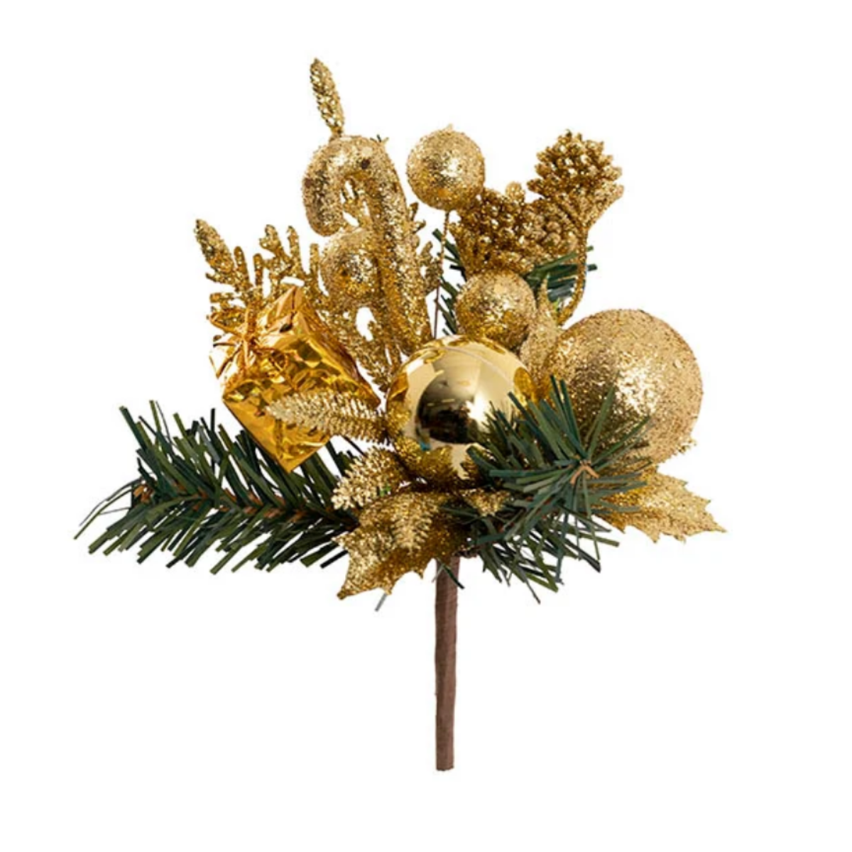 Pine Gift Box Bauble Pick