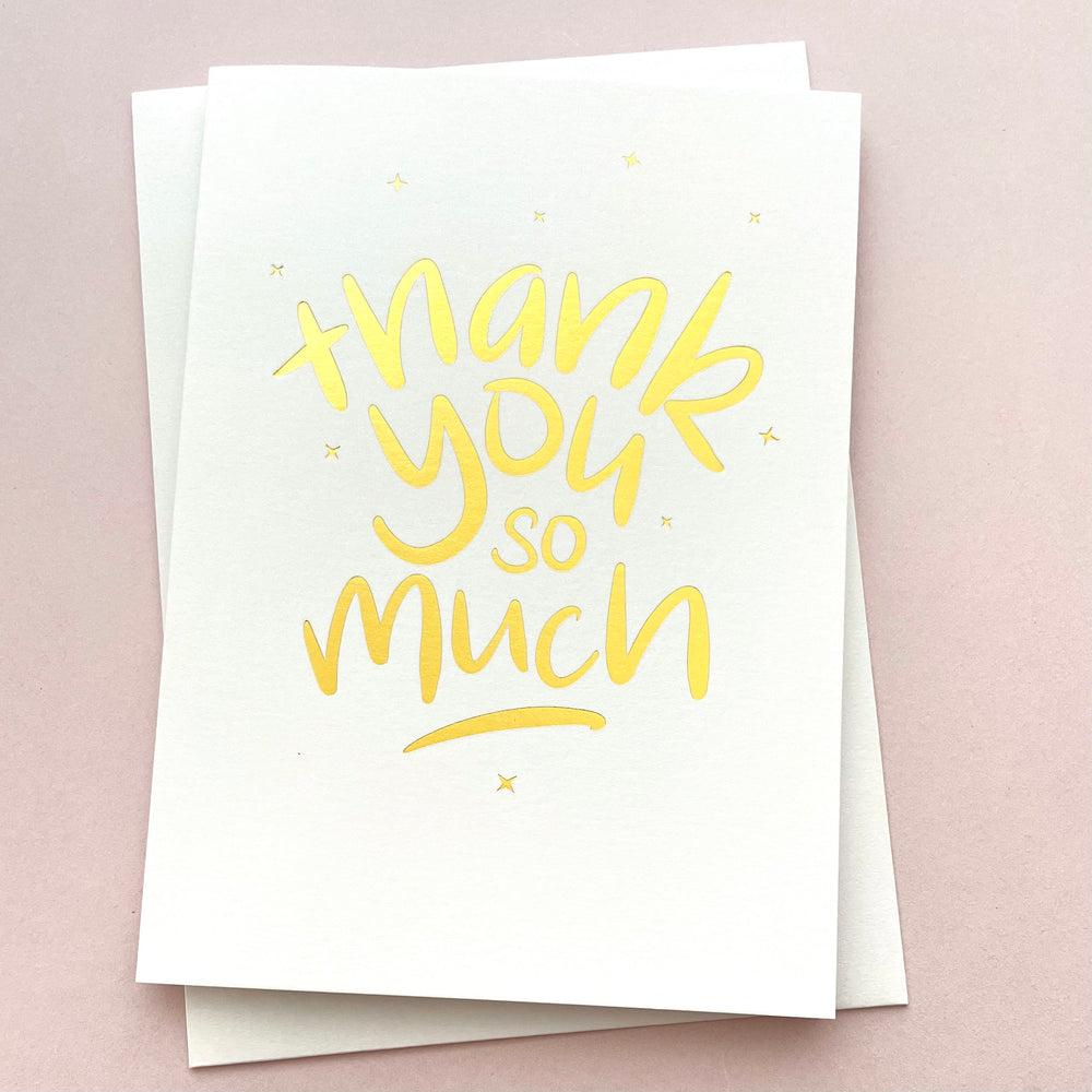 Thank You So Much Greeting Card