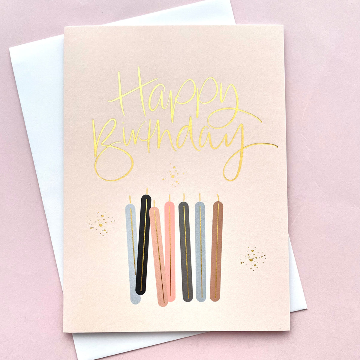 Birthday Candles Greeting Card