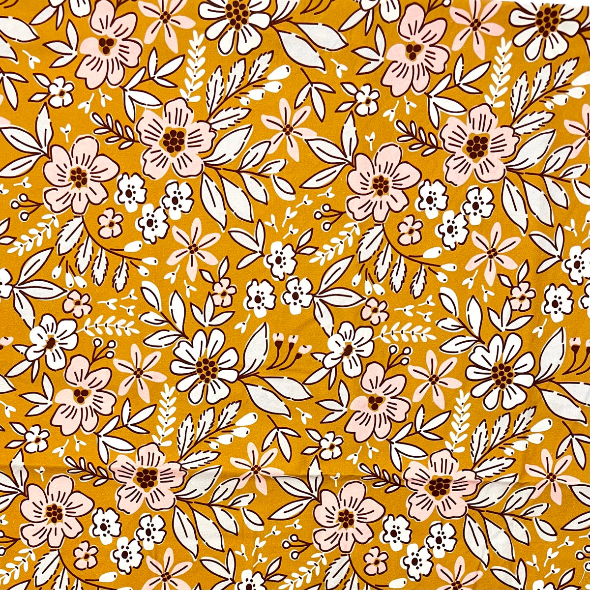 
                  
                    Vintage Floral (Mustard) - Reusable Fabric Gift Wrap
                  
                