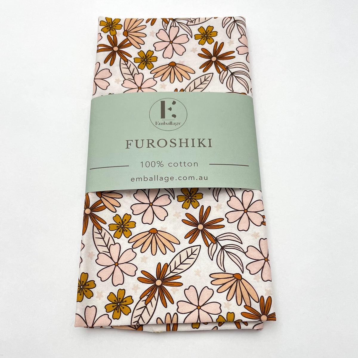 
                  
                    Vintage Floral (White) - Reusable Fabric Gift Wrap
                  
                