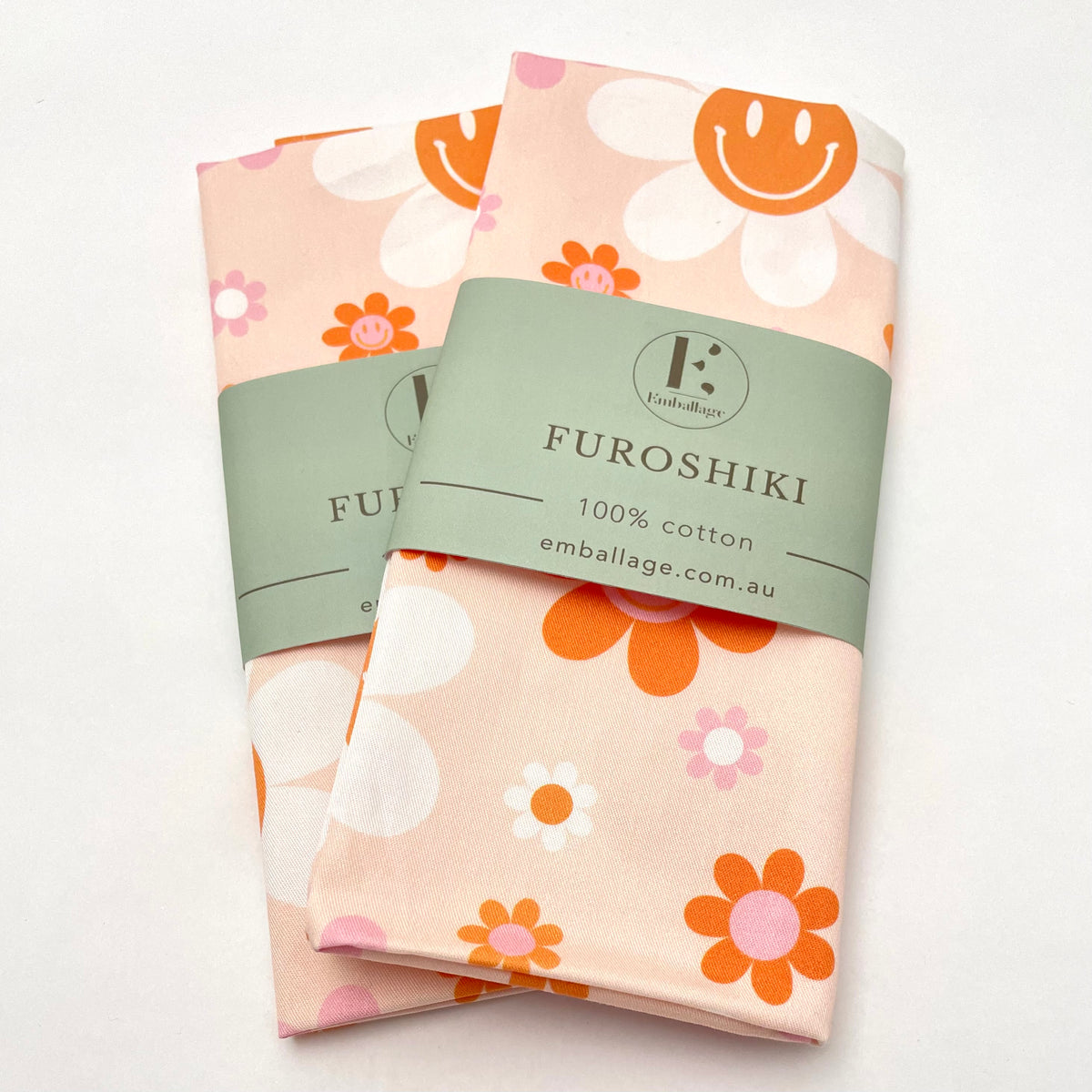Happy Daisy - Reusable Fabric Gift Wrap