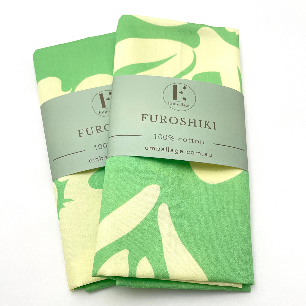 Tropical Leaf - Reusable Fabric Gift Wrap