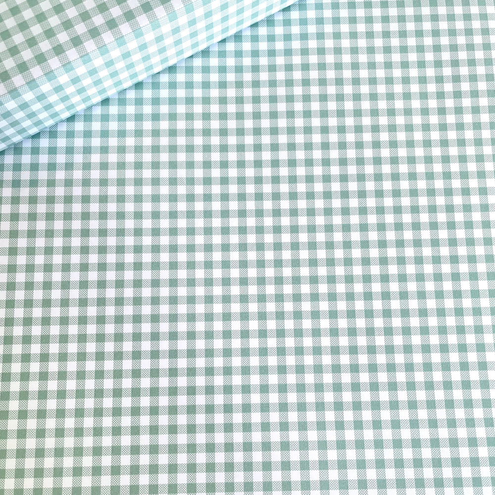 Gingham - Seafoam