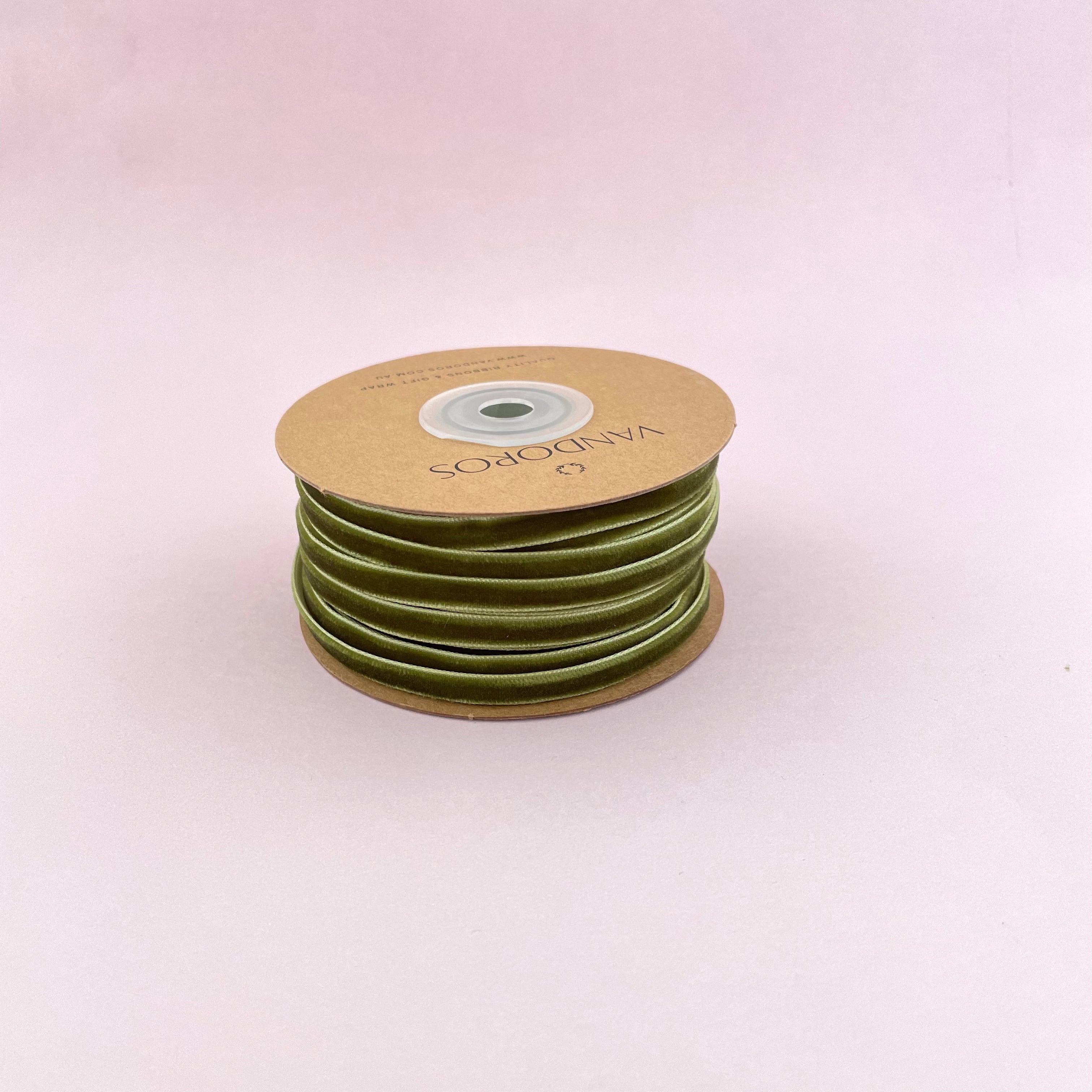 Velvet Ribbon - Olive