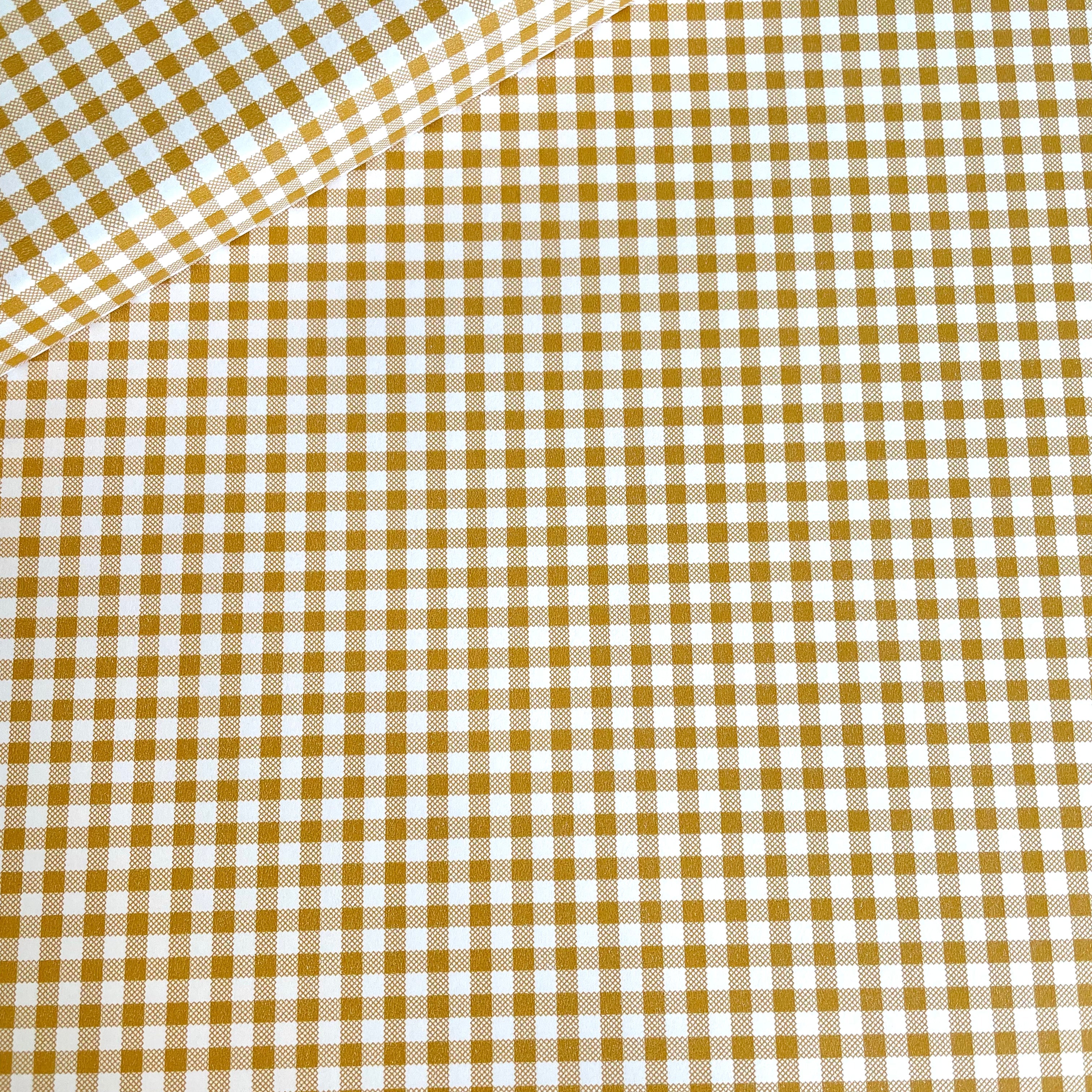 Gingham - Toffee