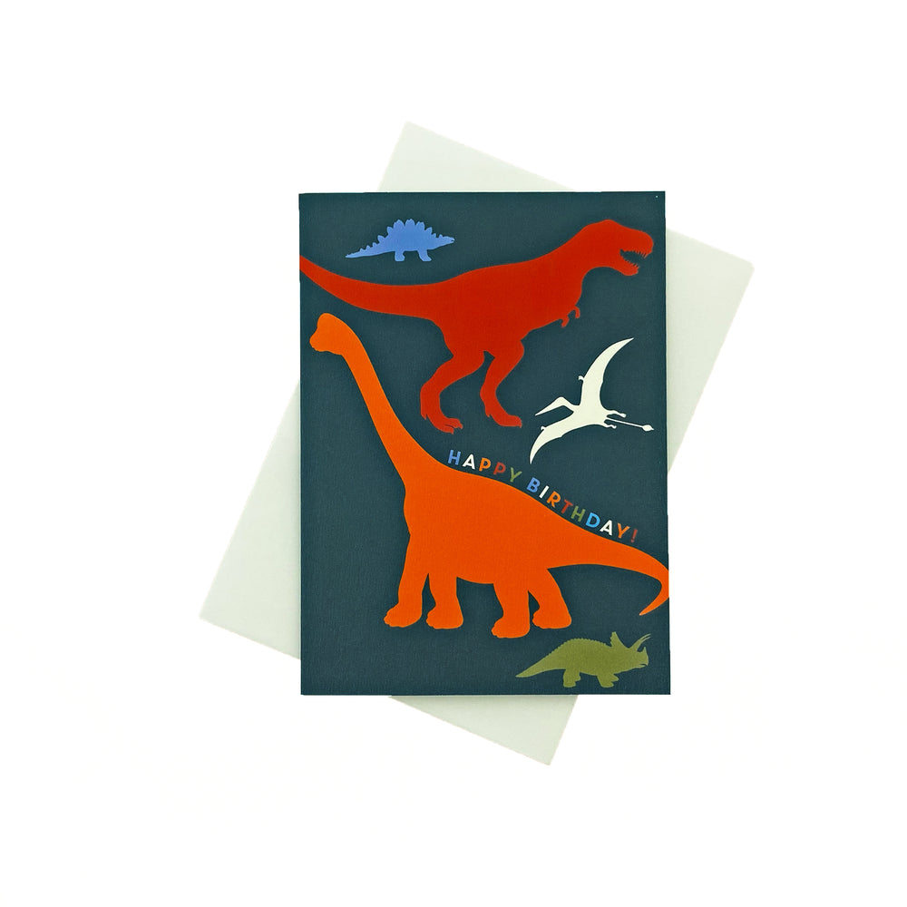 Birthday Dinosaurs Greeting Card
