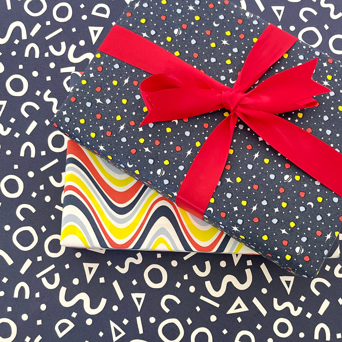 Squiggle - Navy