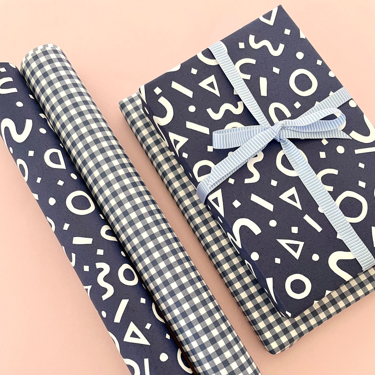 Gingham - Navy