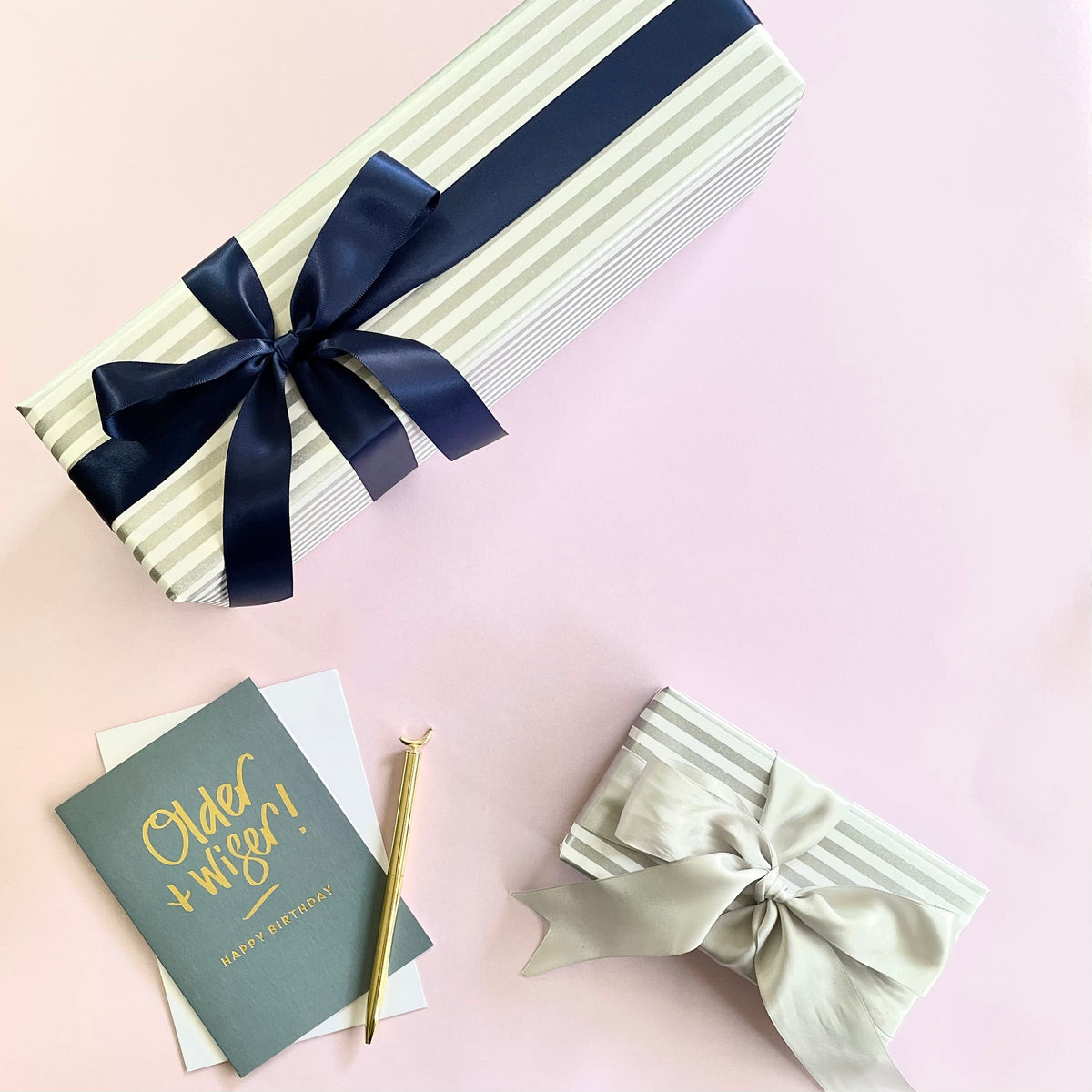 Double Satin Ribbon - Silver